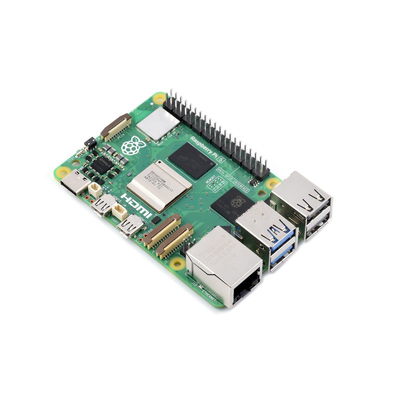 Raspberry Pi 5 8Gb - Waveshare Raspberry Pi 5, prosesor BCM2712,