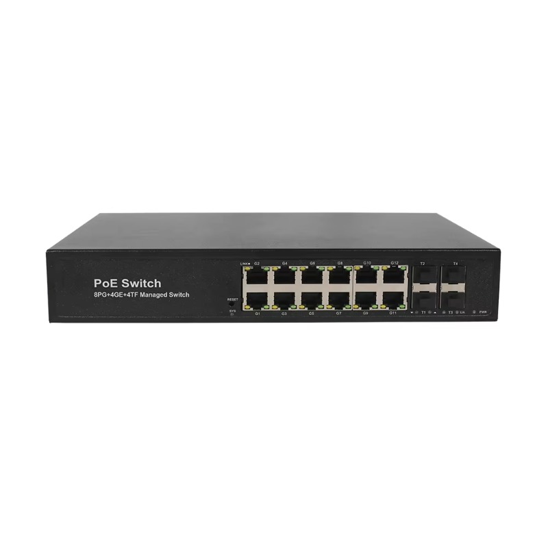 Sfp+ 10G Managed Switch 8 Port - Switch PoE Terkelola L3 dengan 8