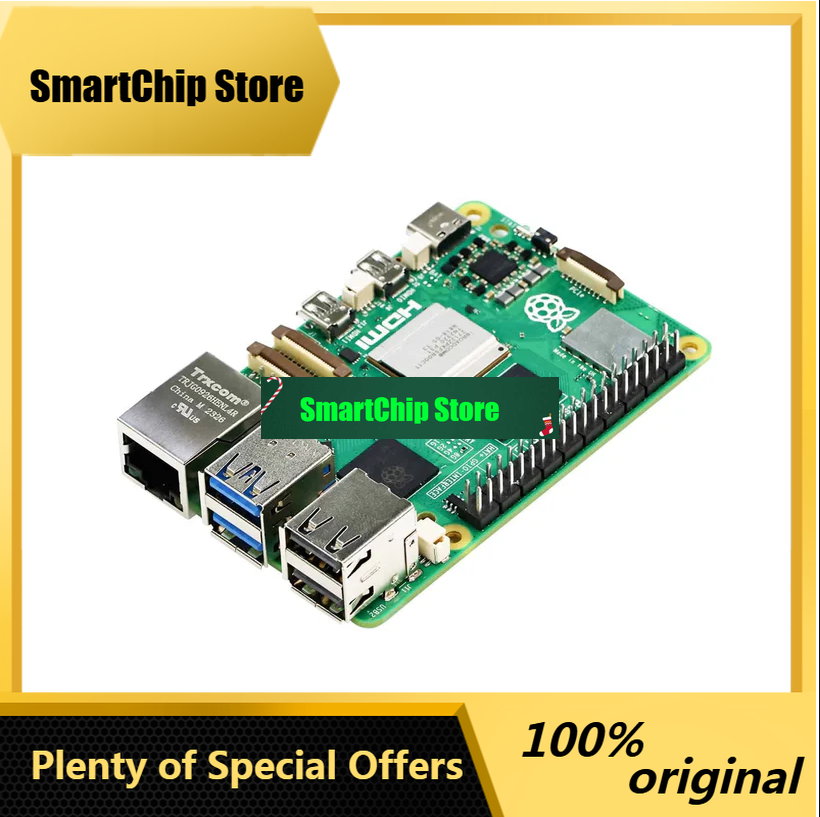 Raspberry Pi 5 8Gb - SmCpOfficial Raspberry Pi 5 Komputer Papan