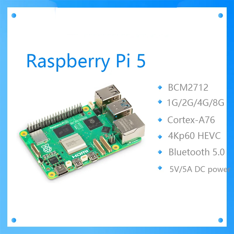 Raspberry Pi 5 8Gb - Raspberry Pi 5 Resmi Asli Cortex-A76