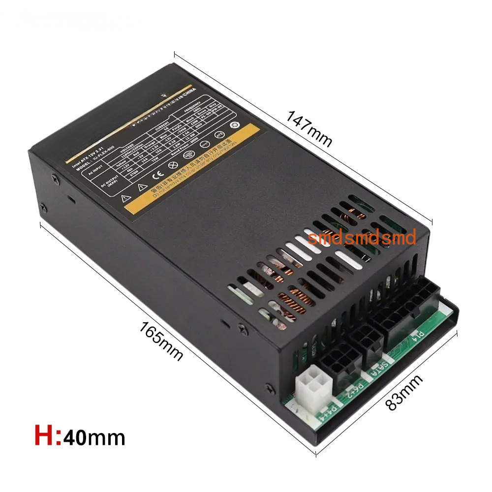 Catu Daya Modular 600W Kecil 1 - Atx Power Supply 1U Flex 500W ulasan dan harga