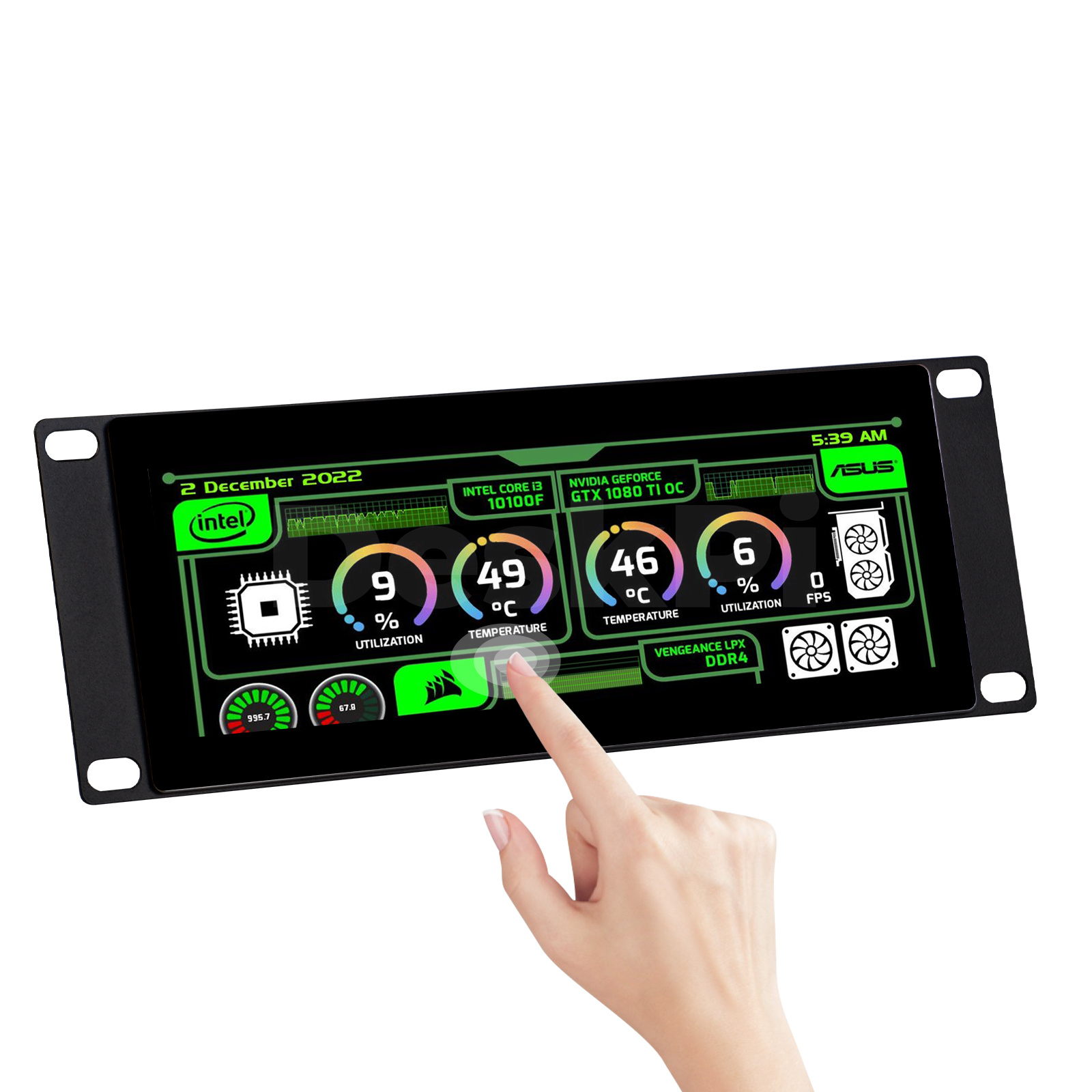 DeskPi Layar Sentuh 7,84 Inci  - Deskpi Super6C ulasan dan harga