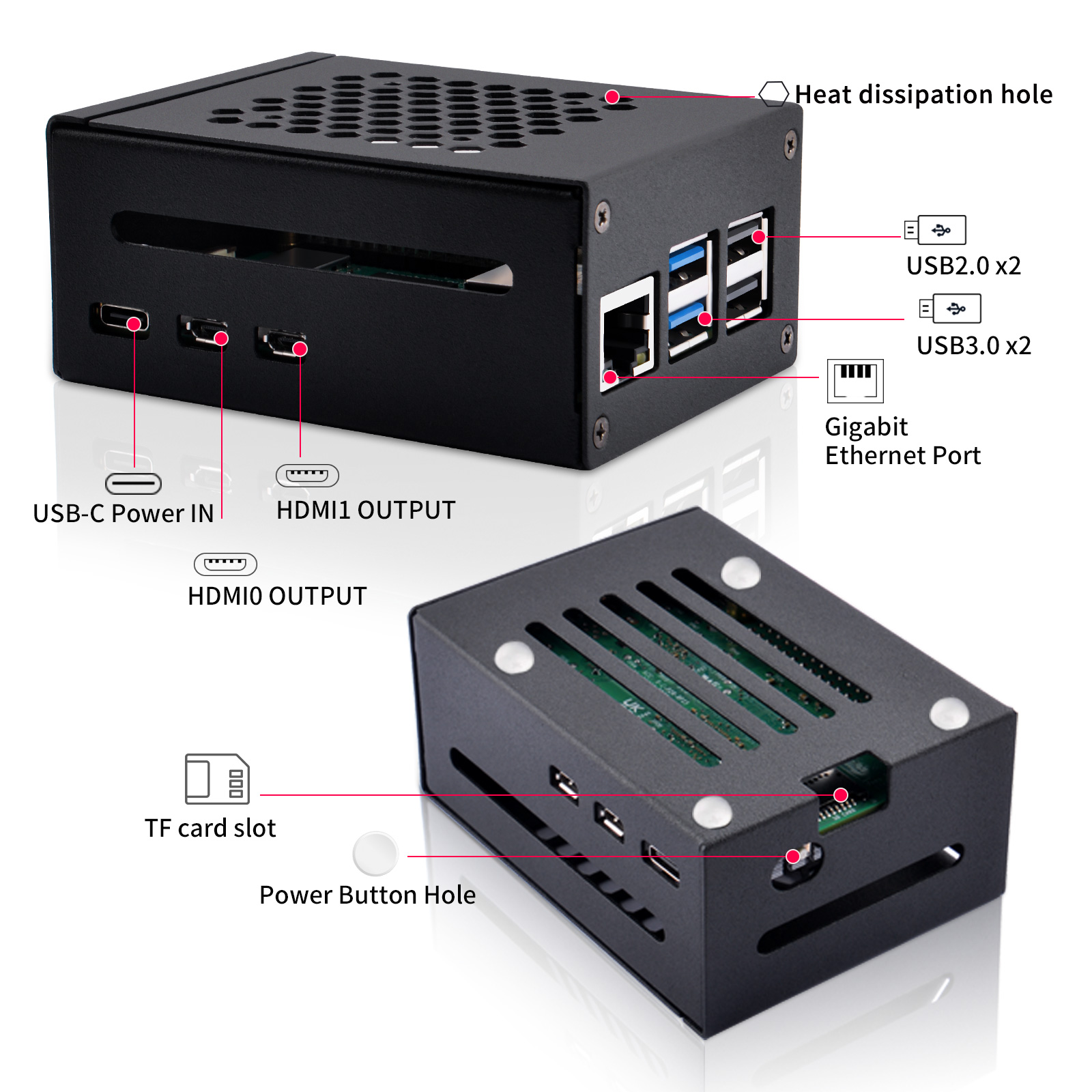 52Pi Raspberry Pi 5 casing log - Turing Pi 2 ulasan dan harga