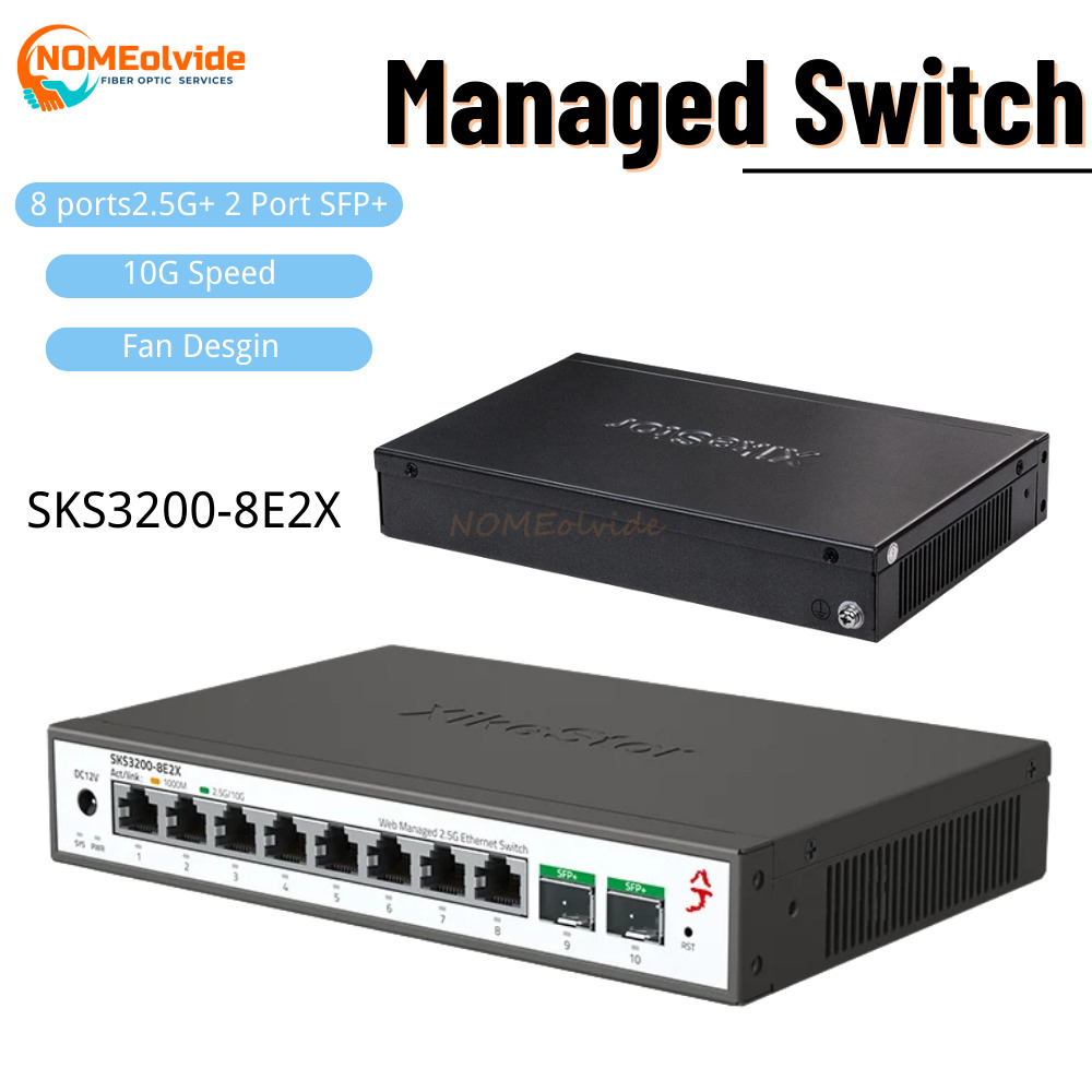 Switch Ethernet SKS3200 XikeSt - Sfp+ 10G Managed Switch 8 Port ulasan dan harga